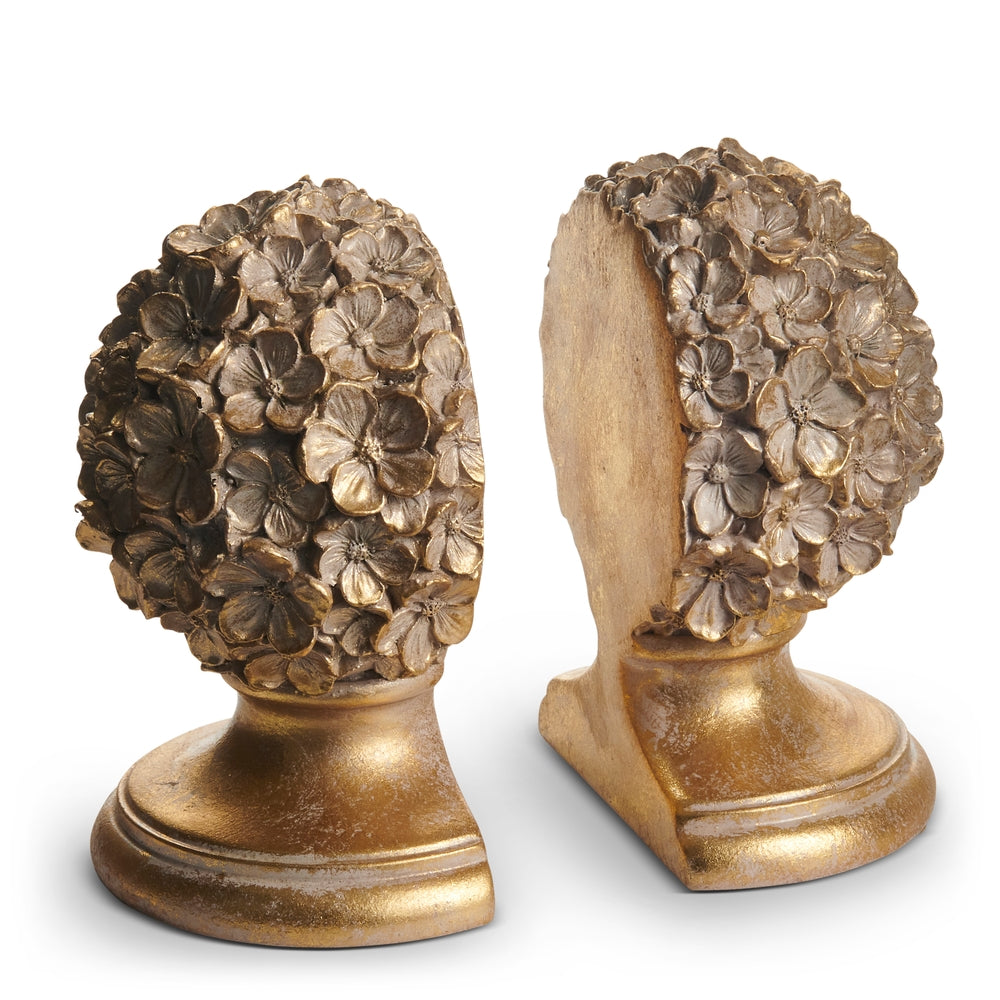 6"Flower Topiary Bookends
