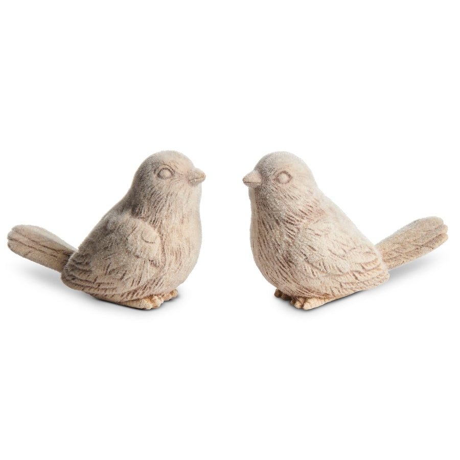 3" Flocked Birds