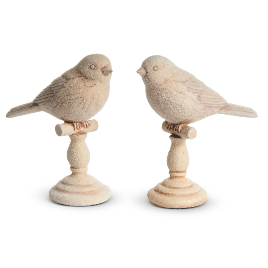 5" Flocked Birds