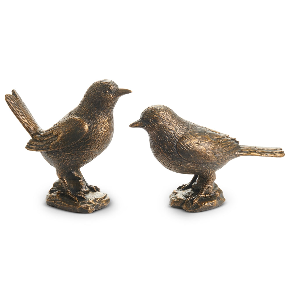 5.75" Bronze Bird Decor
