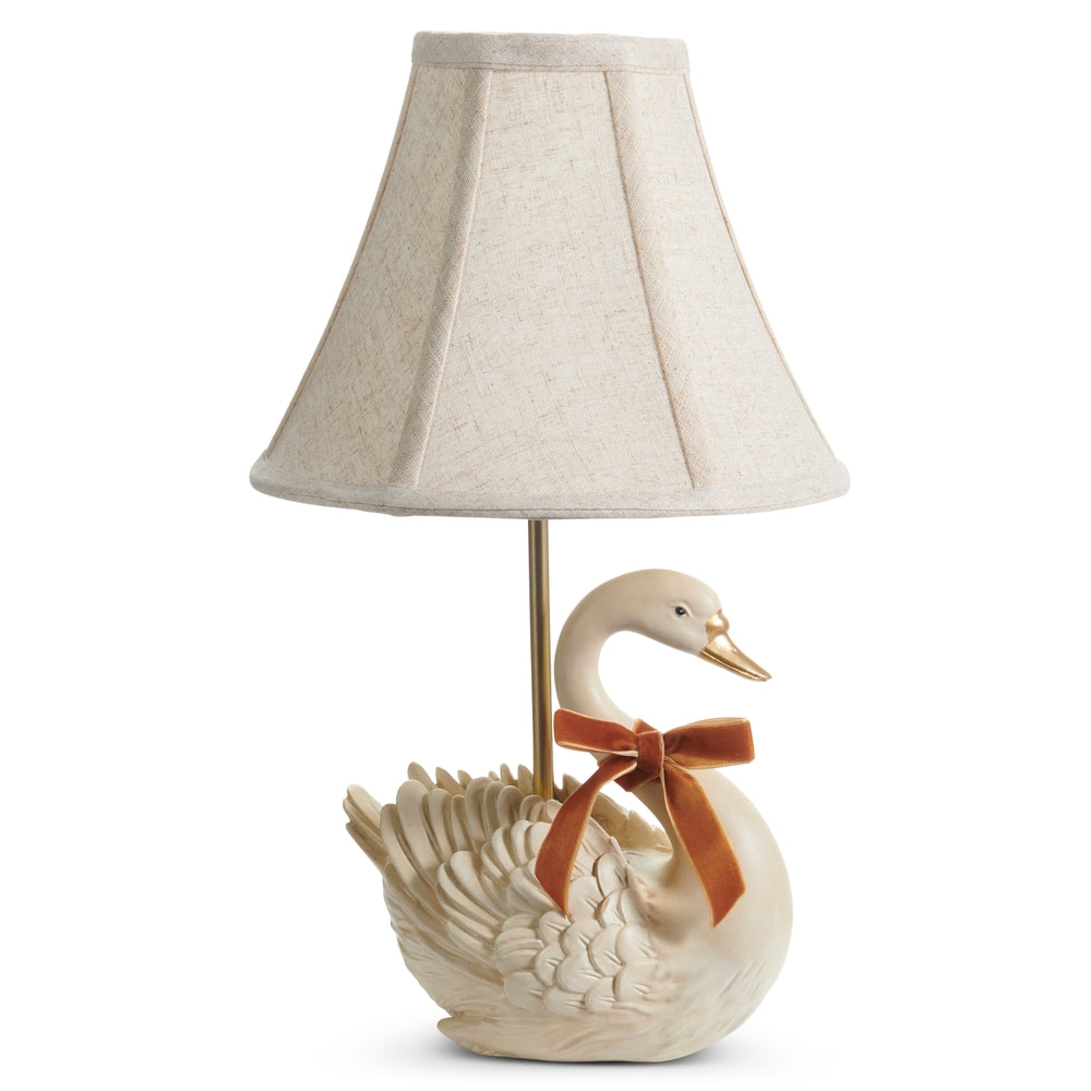 17" Swan Lamp