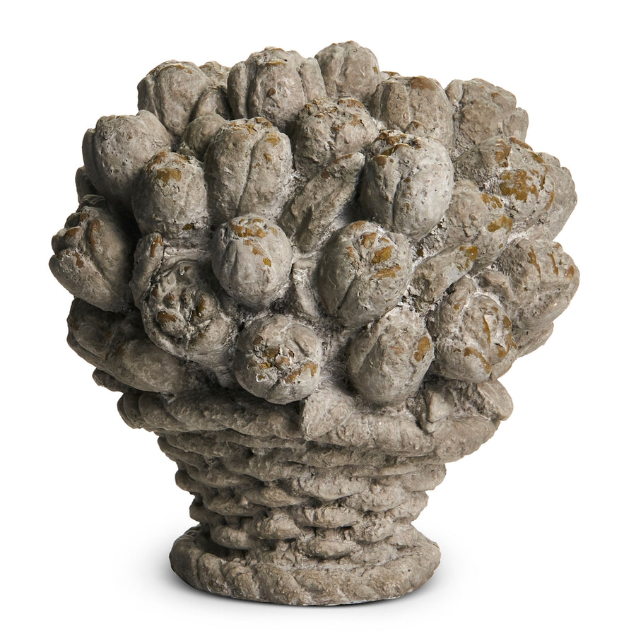 9" Concrete Look Floral Bouquet