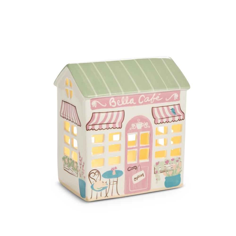 8" Lighted Green House