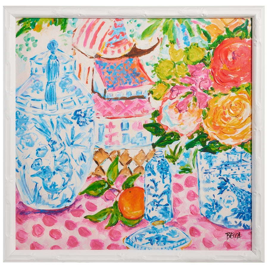 21.75" Chinoiserie Picnic Wall Art