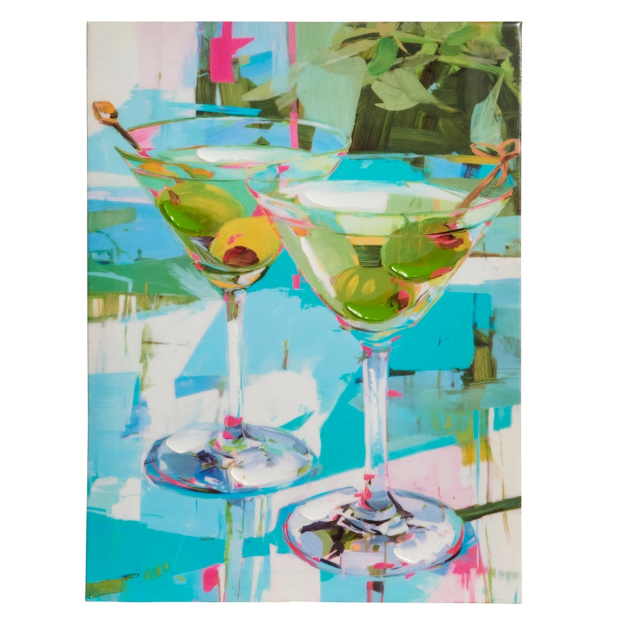 14.25" Summer Sips Wall Art