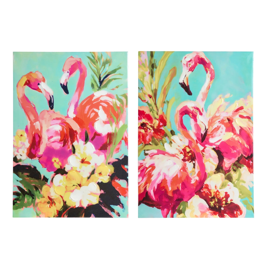 18" Flamingo Fever Wall Art