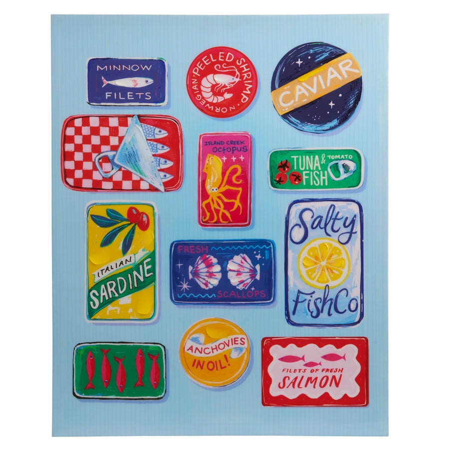 23.5" Dockside Tins Wall Art