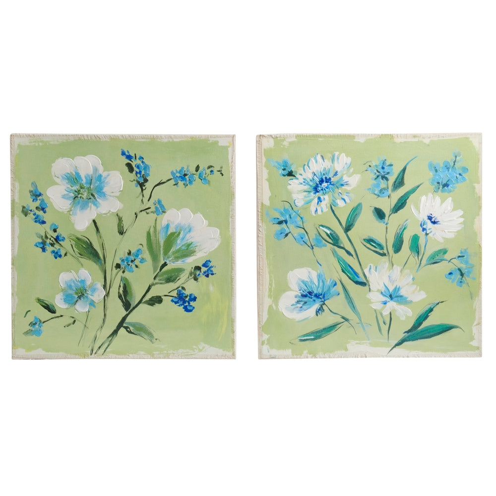 18" Greenhouse Blossoms Wall Art