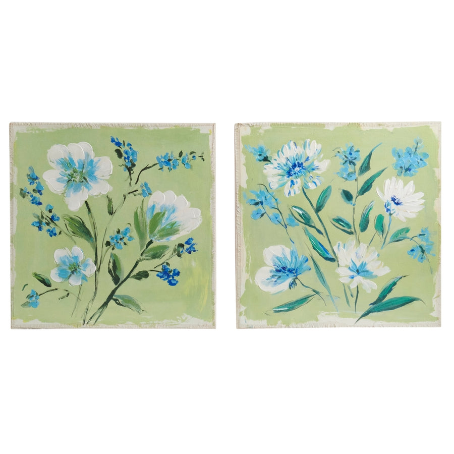 18" Greenhouse Blossoms Wall Art
