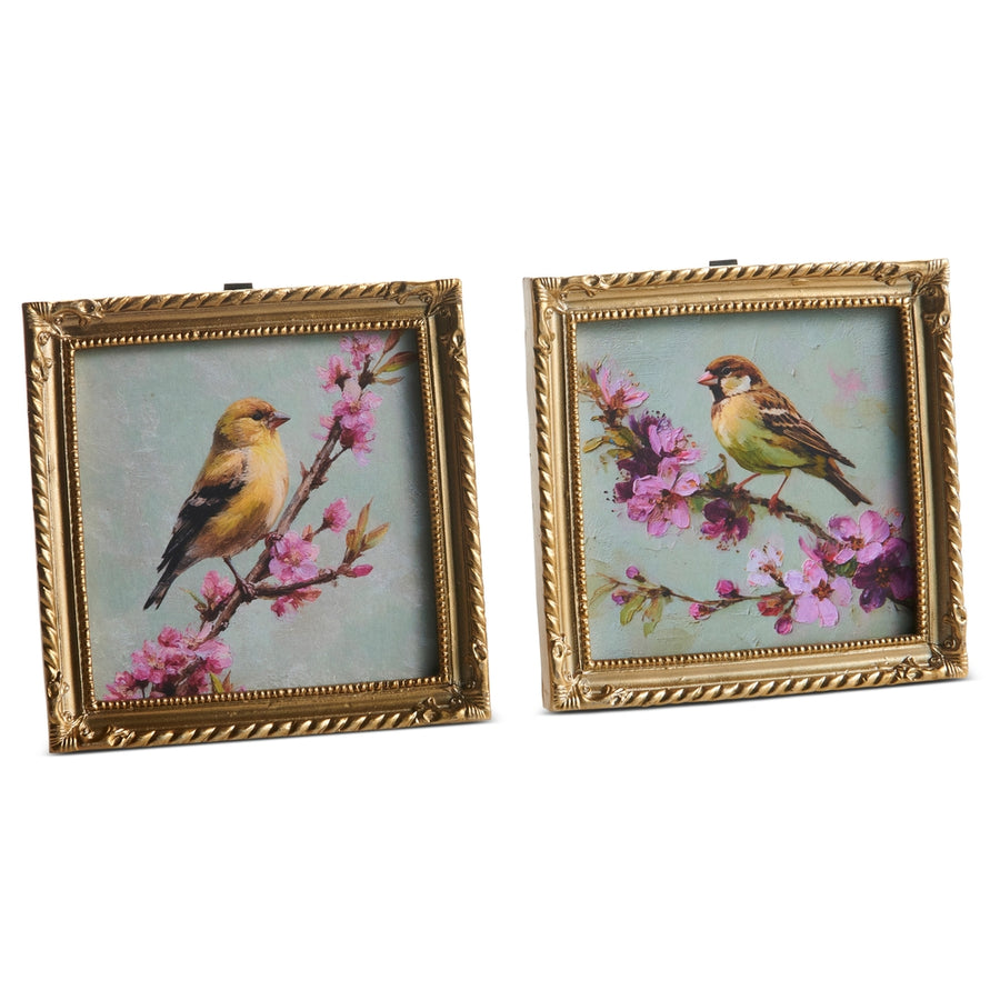 5.5" Finch on a Branch Framed Print