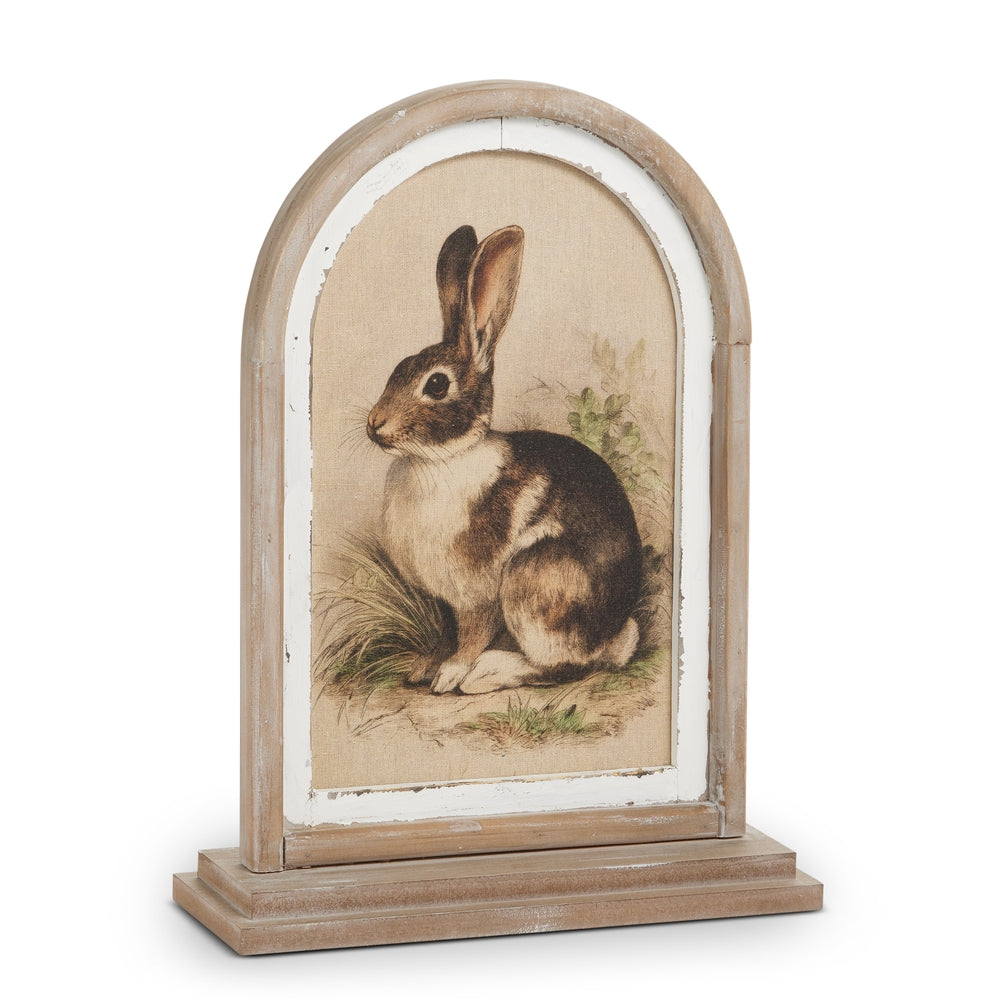 18" Country Hare Framed Print