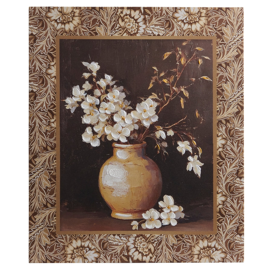 17.75" Provenance Floral Wall Art