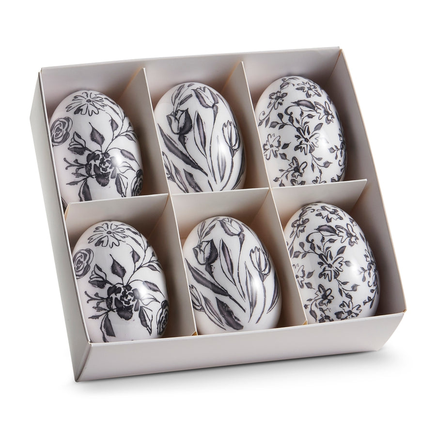 3" Box of Line and Leaf Eggs