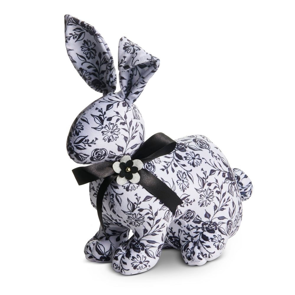 12" Line and Leaf Pattern Rabbit
