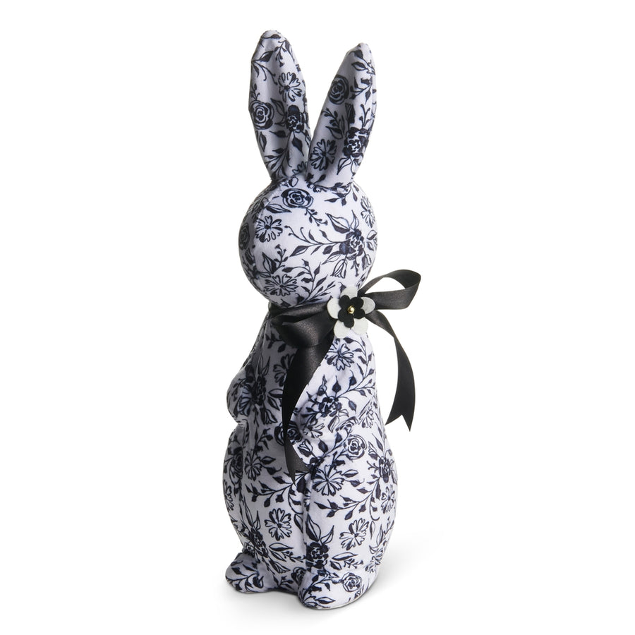 15.25" Line and Leaf Pattern Rabbit