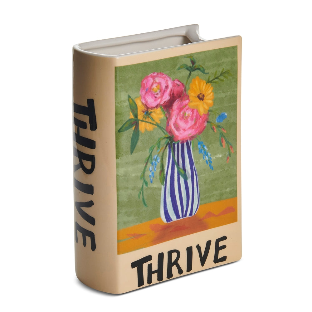 7.75" Garden Affirmation Book Vase