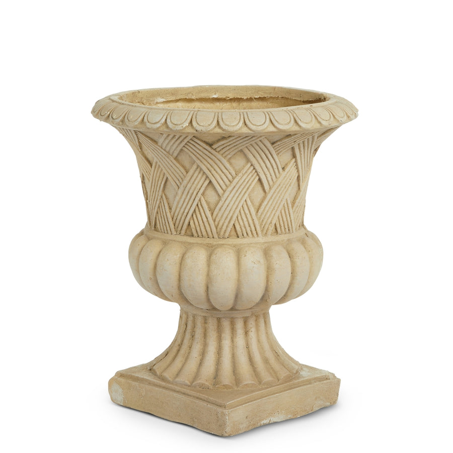 14.5" Basket Weave Urn