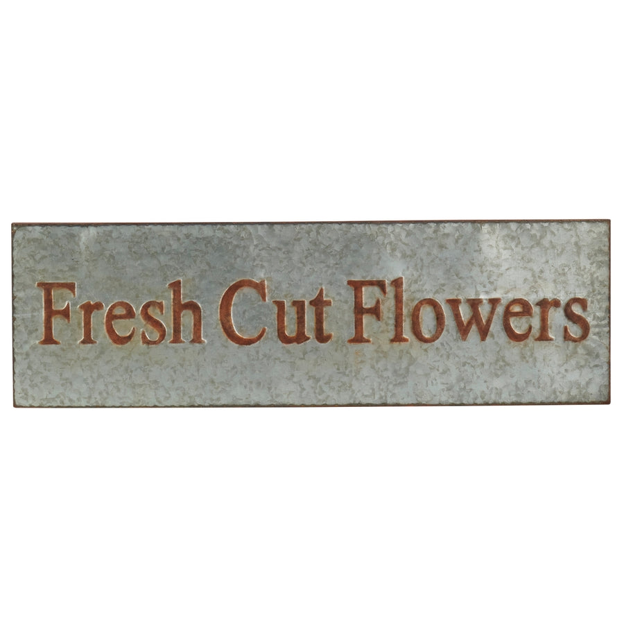 36" Fresh Cut Flowers Wall Sign