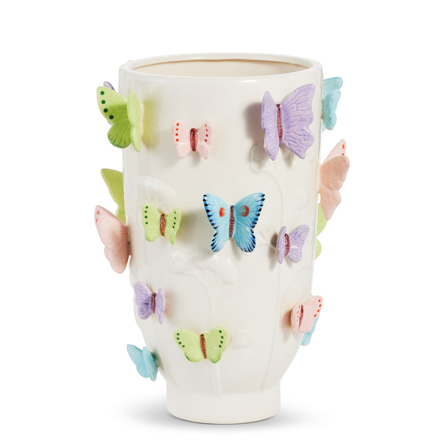 13.25" Butterfly Vase