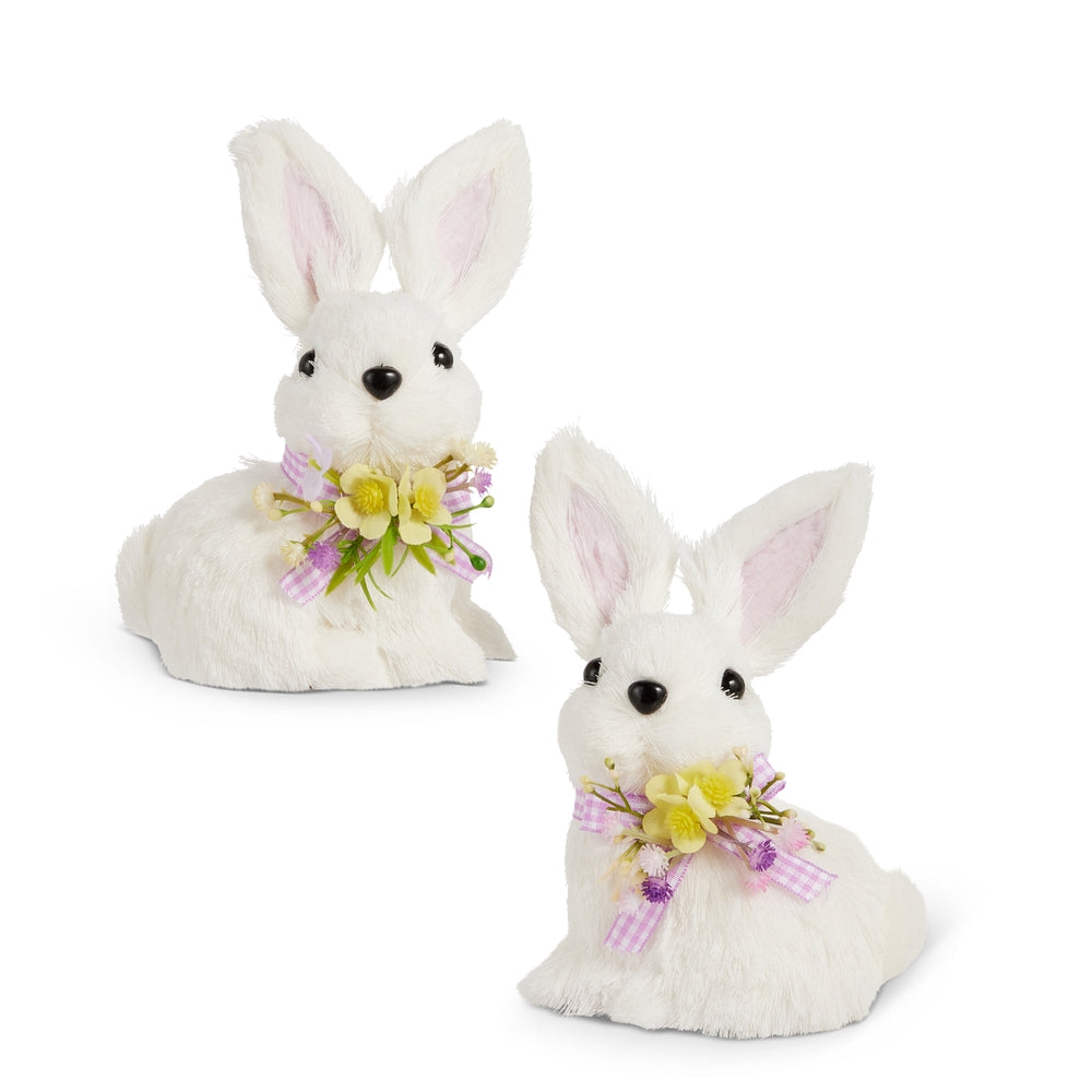 5" White Sisal Bunny