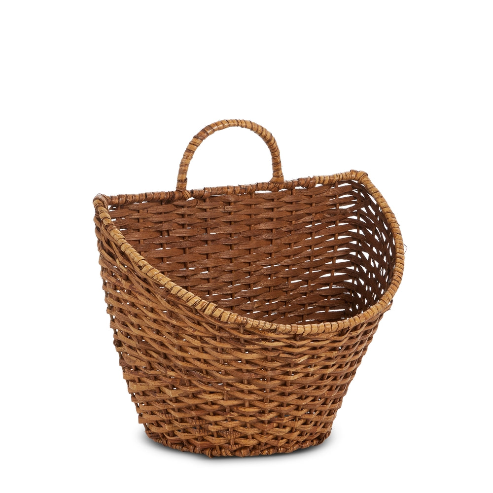 11.5" Rattan Wall Basket