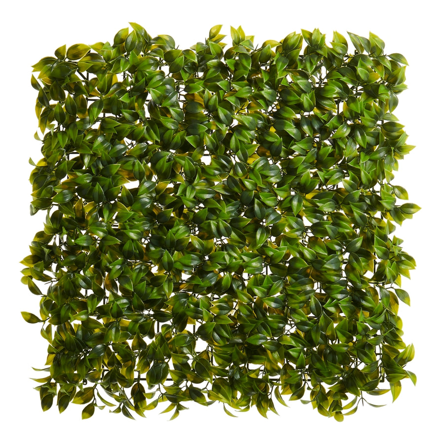 22" Green Laurel Leaf Mat