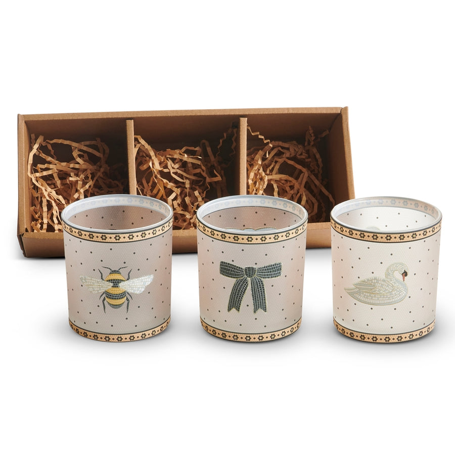 Box of Mosaic Tile Containers