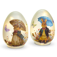 Bunny Stroll Lighted Egg