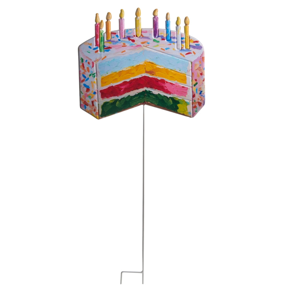 34" One Wish Yard Stake