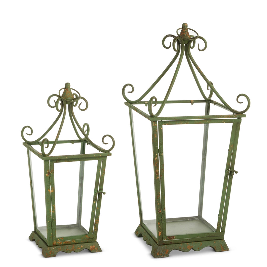 23.75" Distressed Green Lanterns