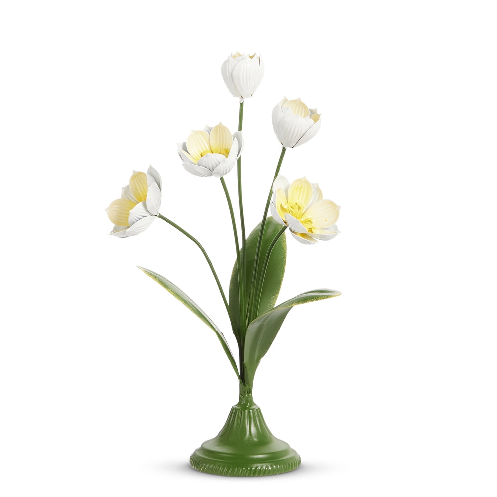 12.5" Yellow Crocus Sculpture