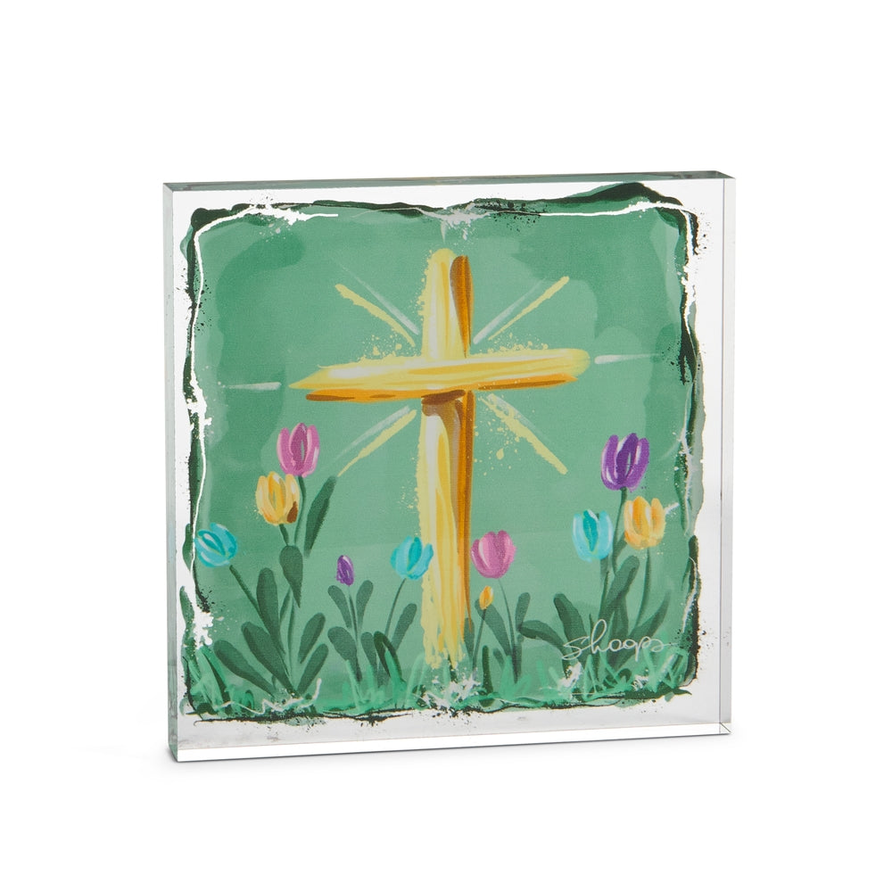 6" Easter Promise Acrylic Block