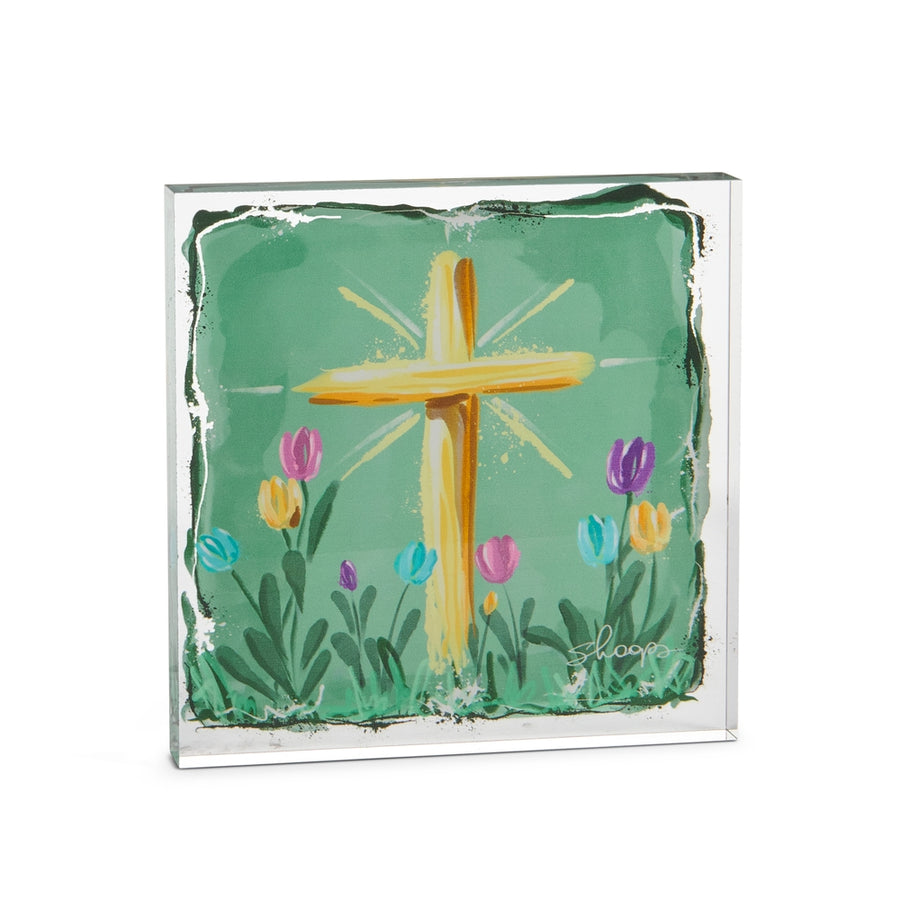 6" Easter Promise Acrylic Block