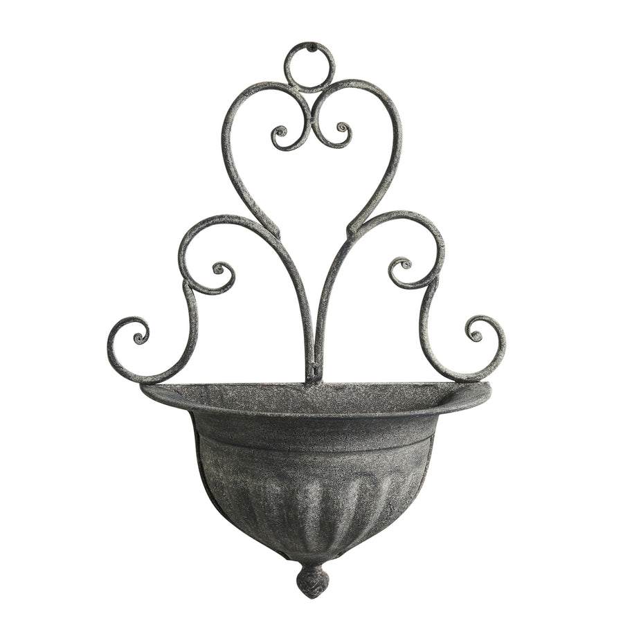 16.75" Galvanized Wall Container