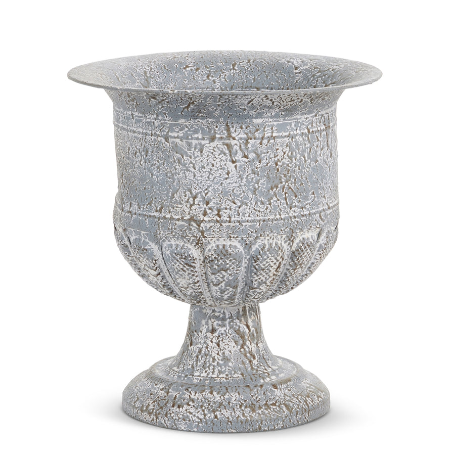 14.5" Galvanized Urn