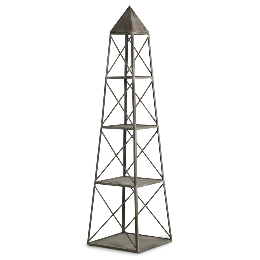 78" Galvanized Stackable Obelisk