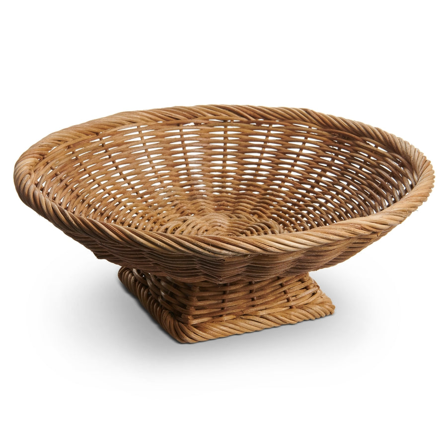 5.5" Rattan Footed Bowl