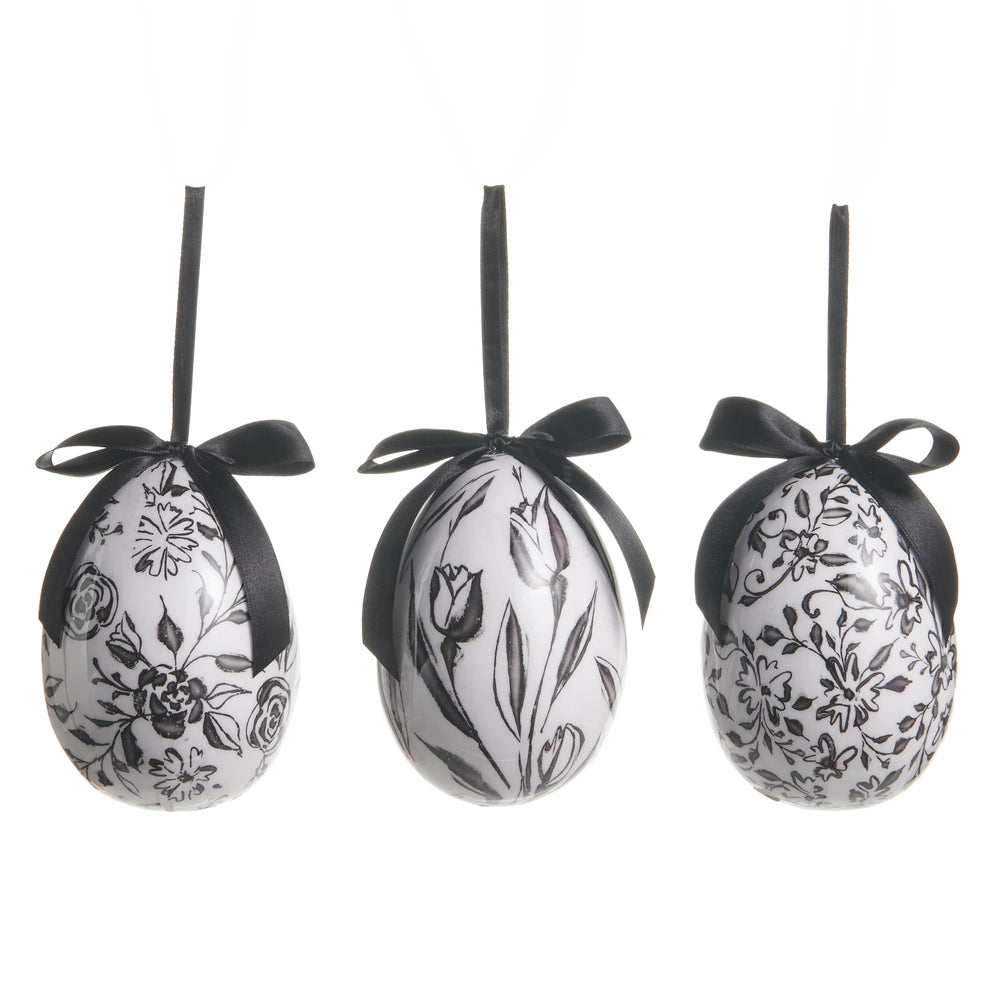 4.5" Line and Leaf Egg