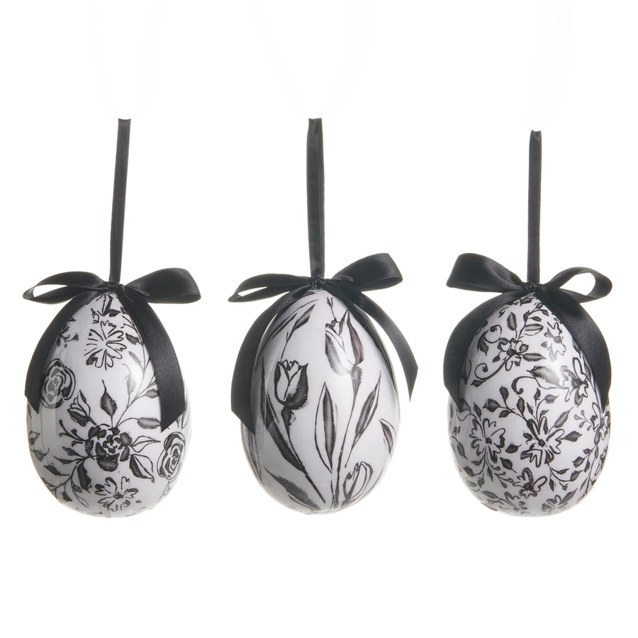 4.5" Line and Leaf Egg
