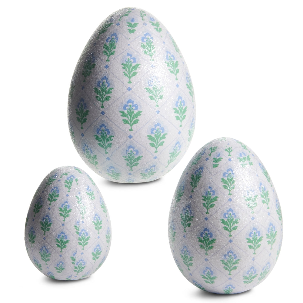 12" Blue Garden Party Eggs