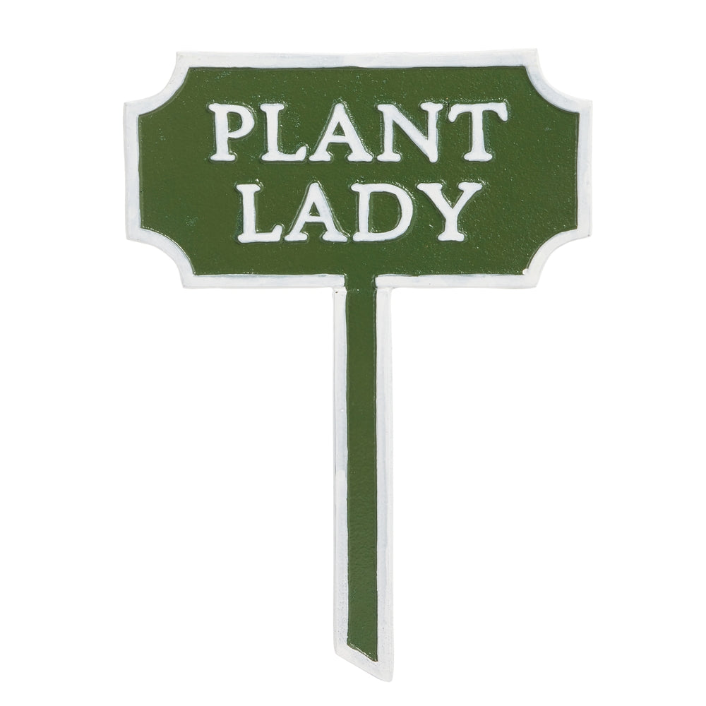 11" Plant Lady Garden Stake