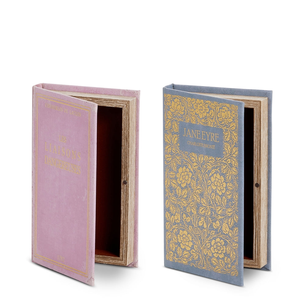 8.25" Classic Title Faux Book Box