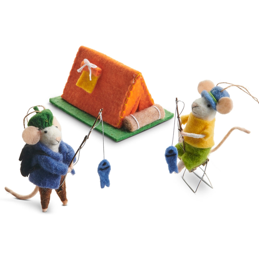 6" Campsite Fishing Mice