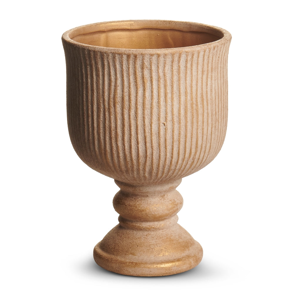 9.5" Aged Stoneware Planter