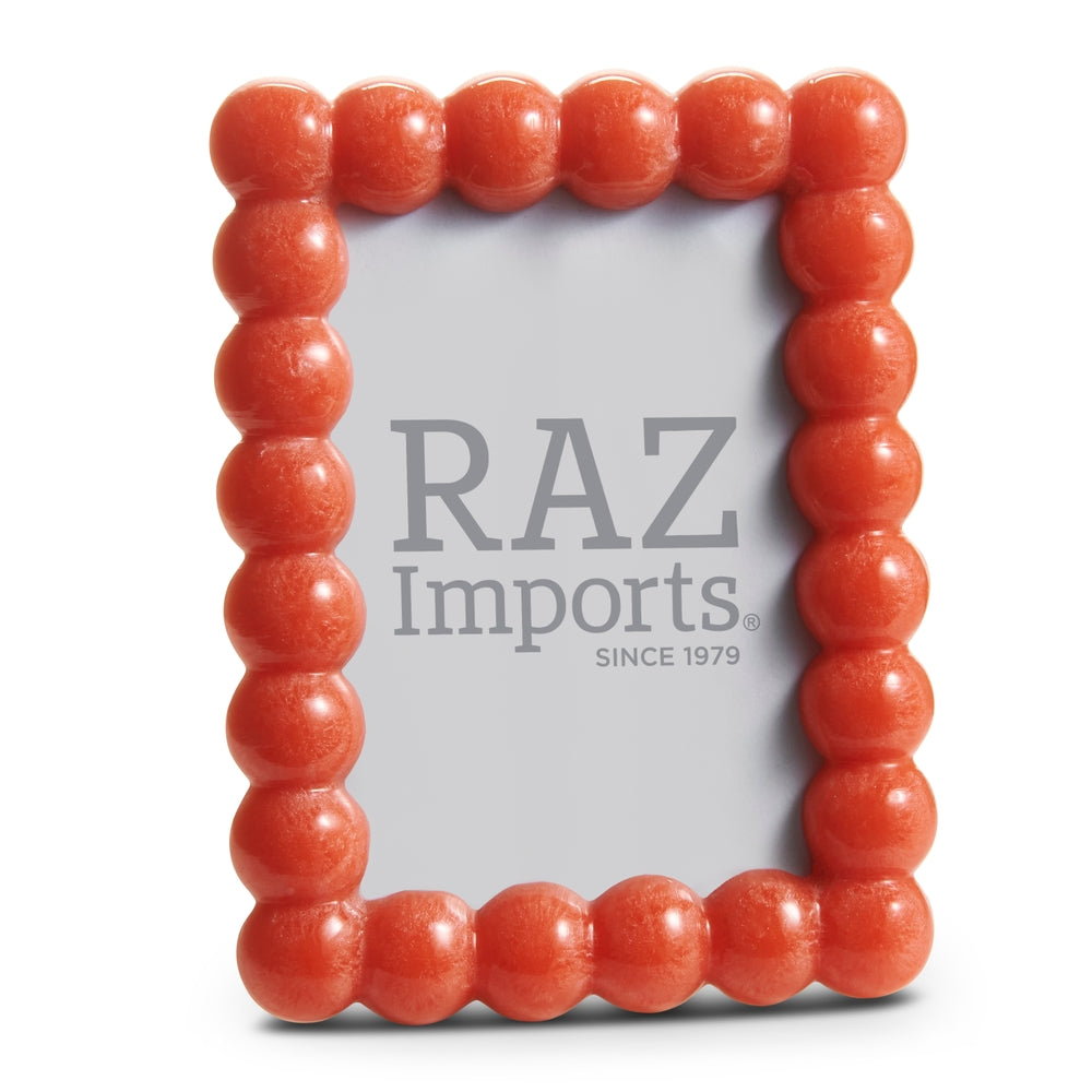 7.75" Coral Bubble Picture Frame