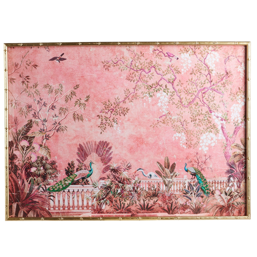 36" Where Peacocks Wander Wall art