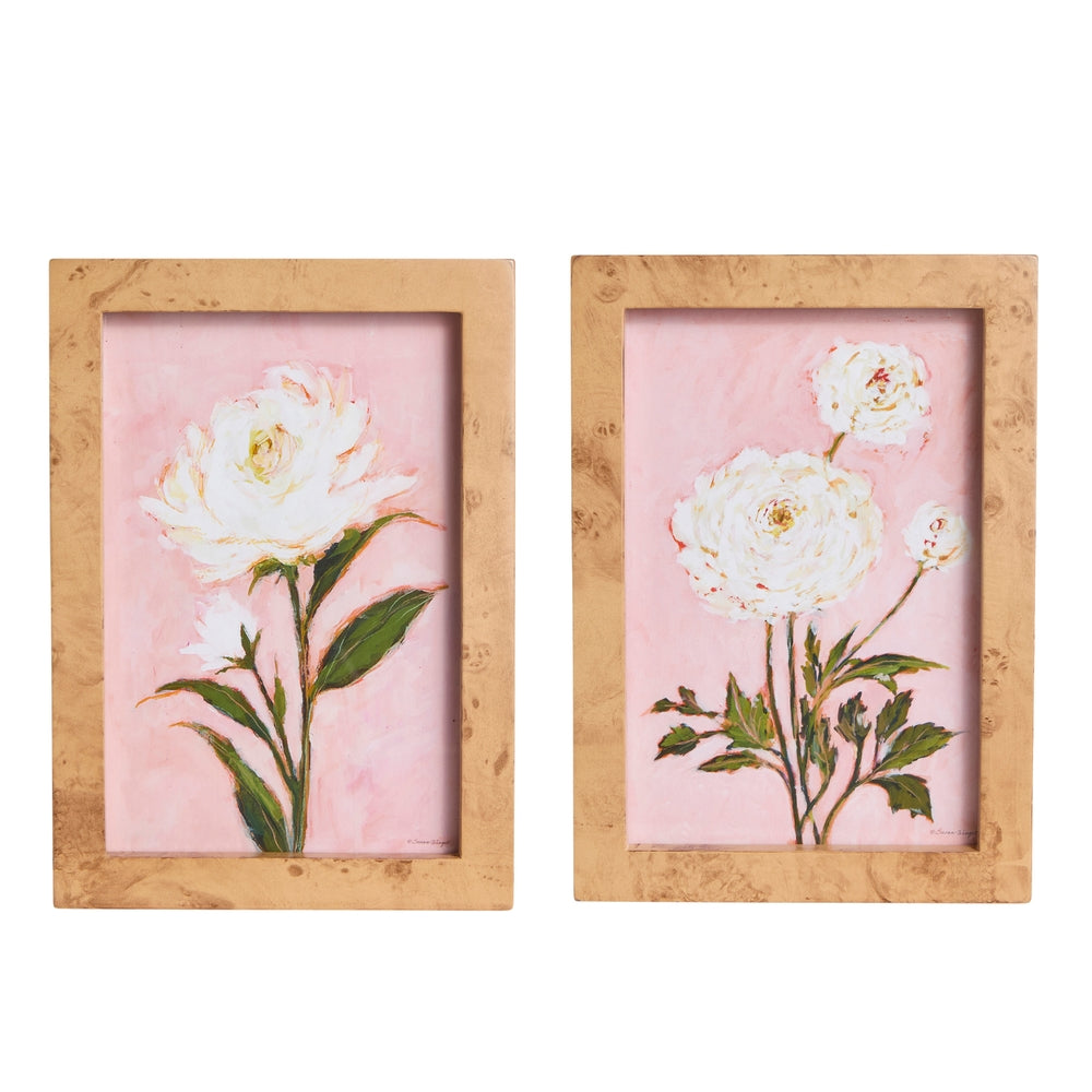 12" Morning Rose Wall Art