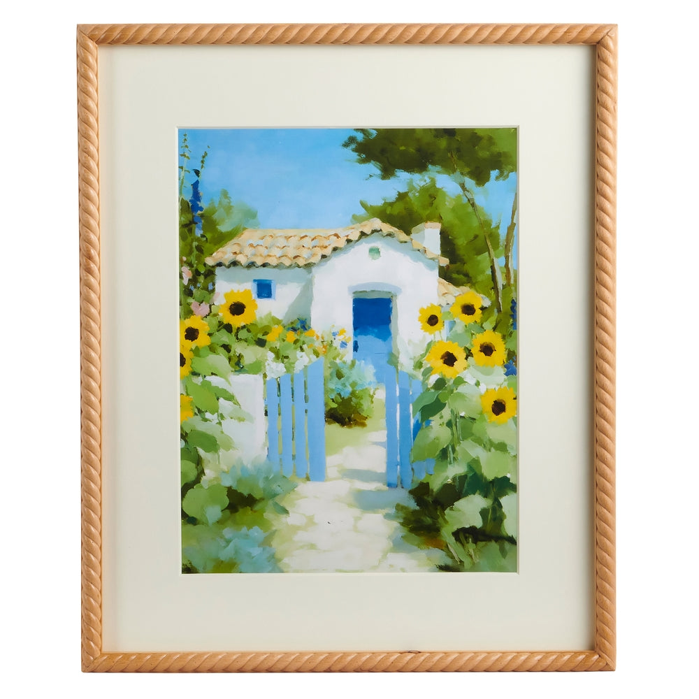 23.5" Sunflower Cottage Wall Art