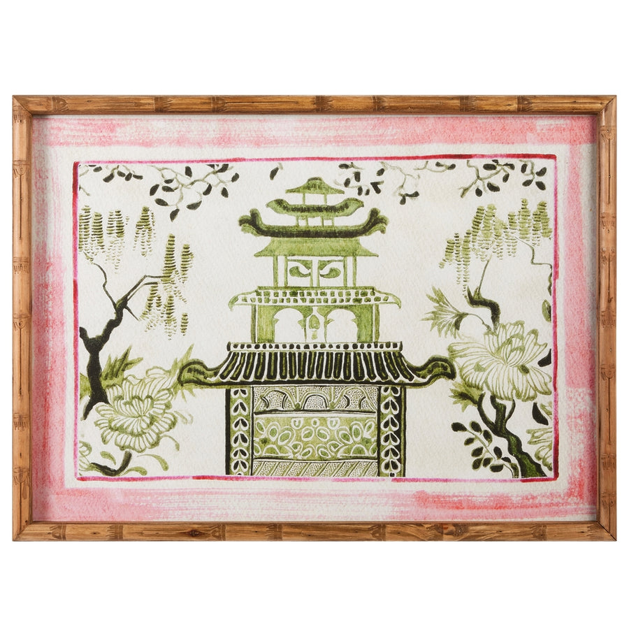 24" Garden Pagoda Wall Art