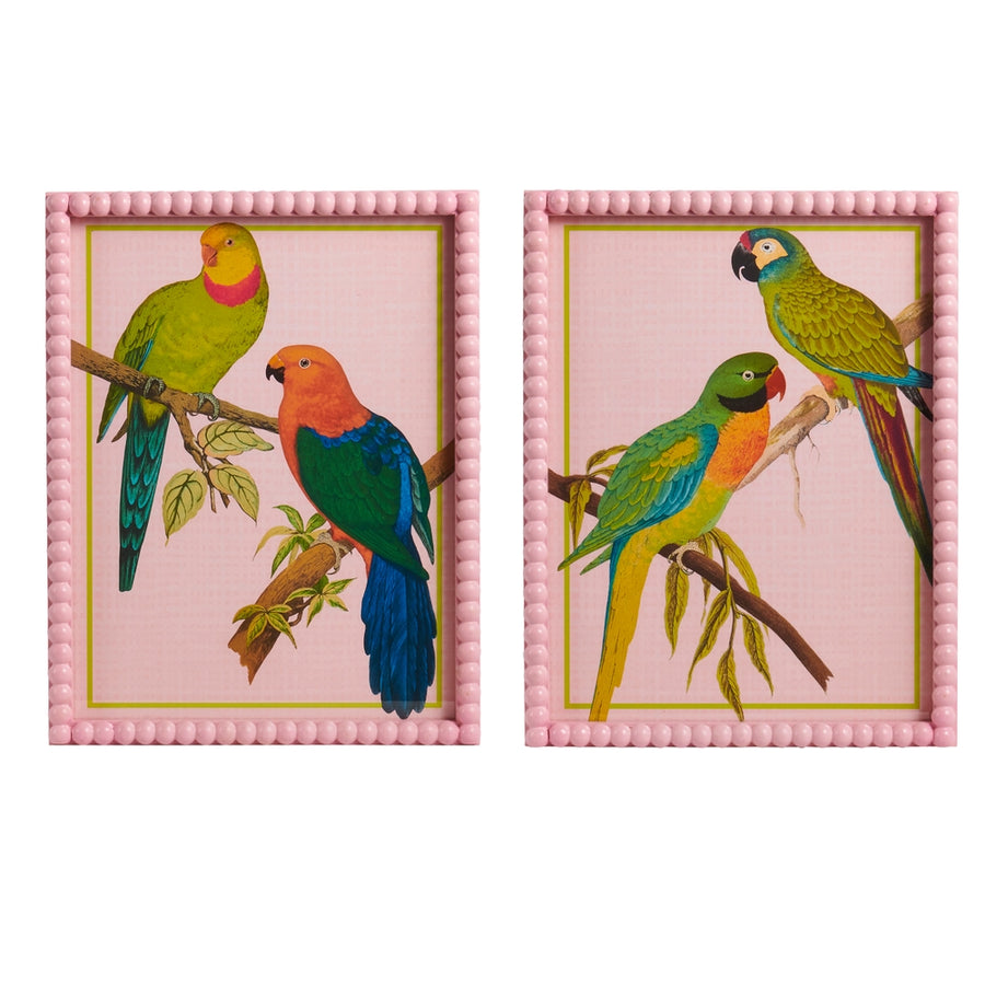17.75" Tropical Duets Wall Art